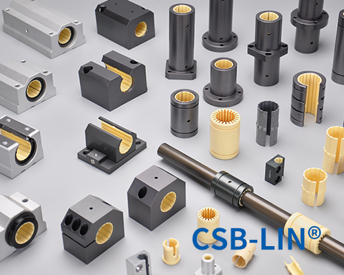  Plastic linear bearings, flange
