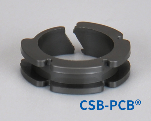 PCB Plastic clip bearings, opening flange