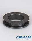 PCB Plastic clip bearings, double flange
