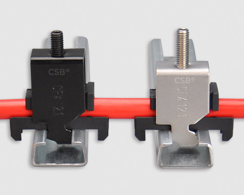 Single layer cable clamp