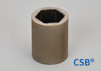 Hexagonal fiber wound bearings