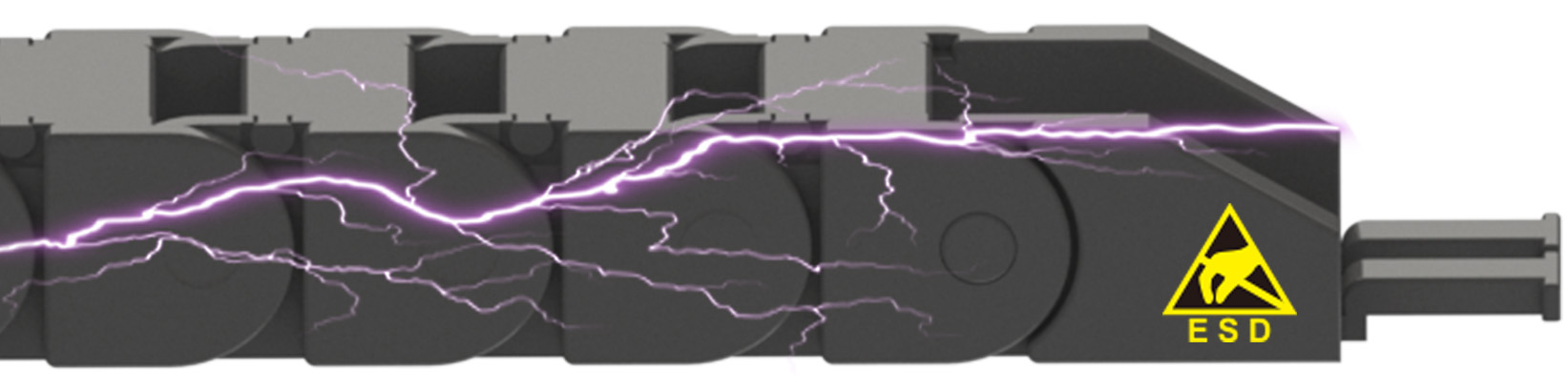 ESD openable micro cable chains C21E.15