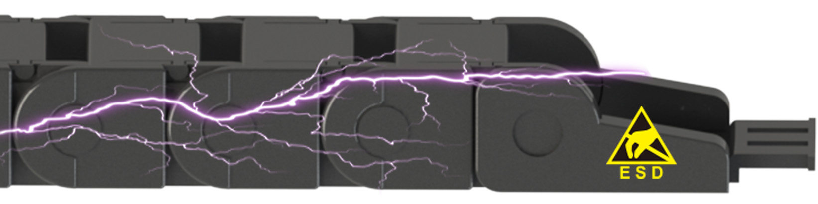 ESD openable micro cable chains C21E.20