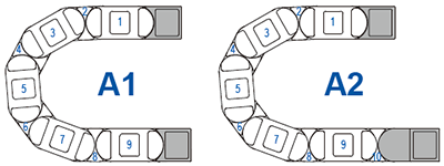 High load cable chains mounting bracket installation optional