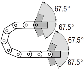 Openable micro cable chains special optional